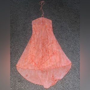 vintage halter midi dress